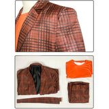 Cosplay Costume Ncuti Gatwa Doctor Who TV Cosplay Tenue Marron Homme