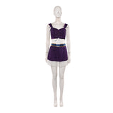 Cosplay Costume Nico Robin One Piece Live Action 2(2026) TV Cosplay Tenue Blanche et Violette Femme Ver.2