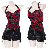 Cosplay Costume Nikki Obsessed Film Cosplay Tenue Rouge et Noire Femme