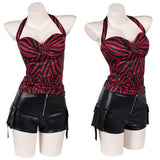Cosplay Costume Nikki Obsessed Film Cosplay Tenue Rouge et Noire Femme