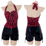 Cosplay Costume Nikki Obsession Film Cosplay Tenue Rouge et Noire Femme Ver.2