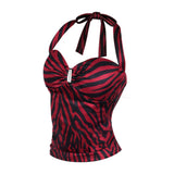 Cosplay Costume Nikki Obsession(2026) Film Cosplay Haut Rouge et Noir Femme