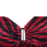Cosplay Costume Nikki Obsession(2026) Film Cosplay Haut Rouge et Noir Femme