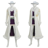 Cosplay Costume Niko Robin One Piece Live Action 2(2026) TV Cosplay Tenue Blanche et Violette Femme