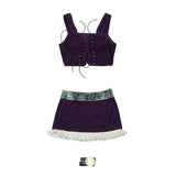 Cosplay Costume Niko Robin One Piece Live Action 2(2026) TV Cosplay Tenue Violette Femme