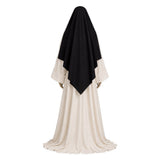 Cosplay Costume Nonne The Devils(1971) Film Cosplay Tenue Blanche et Noire Femme