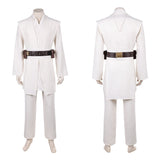 Cosplay Costume Obi-Wan Kenobi La Guerre des étoiles Film Cosplay Tenue Blanche Homme