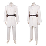 Cosplay Costume Obi-Wan Kenobi La Guerre des étoiles Film Cosplay Tenue Blanche Homme