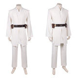 Cosplay Costume Obi-Wan Kenobi La Guerre des étoiles Film Cosplay Tenue Blanche Homme