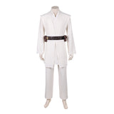 Cosplay Costume Obi-Wan Kenobi La Guerre des étoiles Film Cosplay Tenue Blanche Homme