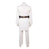 Cosplay Costume Obi-Wan Kenobi La Guerre des étoiles Film Cosplay Tenue Blanche Homme