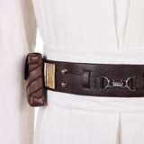 Cosplay Costume Obi-Wan Kenobi La Guerre des étoiles Film Cosplay Tenue Blanche Homme