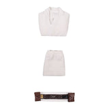 Cosplay Costume Obi-Wan Kenobi La Guerre des étoiles Film Cosplay Tenue Blanche Homme