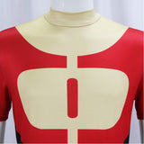 Cosplay Costume Oliver Grayson Invincible 4(2026) TV Cosplay Combinaison à Manches Courtes Rouge Homme