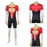 Cosplay Costume Oliver Grayson Invincible 4(2026) TV Cosplay Combinaison Rouge et Jaune Homme