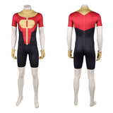Cosplay Costume Oliver Grayson Invincible 4(2026) TV Cosplay Combinaison Rouge et Jaune Homme