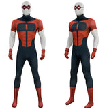 Cosplay Costume Oliver Grayson Invincible 4(2026) TV Cosplay Combinaison Rouge et Noire Homme Ver.2