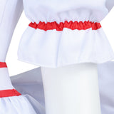 Cosplay Costume Pennywise It Film Cosplay Tenue Blanche Femme