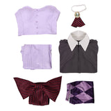 Cosplay Costume Perona One Piece: Heroines(2026) Anime Cosplay Robe Violette et Grise Femme