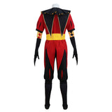 Cosplay Costume Pierrot The Freak Circus Jeu Cosplay Tenue Rouge Homme
