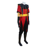 Cosplay Costume Pierrot The Freak Circus Jeu Cosplay Tenue Rouge Homme