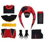 Cosplay Costume Pierrot The Freak Circus Jeu Cosplay Tenue Rouge Homme