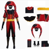 Cosplay Costume Pierrot The Freak Circus Jeu Cosplay Tenue Rouge Homme
