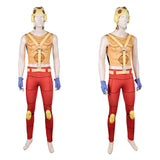 Cosplay Costume Pocoloco JoJo's Bizarre Adventure 7(2026) Anime Cosplay Tenue Jaune et Rouge Cosplay Costume