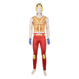 Cosplay Costume Pocoloco JoJo's Bizarre Adventure 7(2026) Anime Cosplay Tenue Jaune et Rouge Cosplay Costume