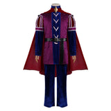 Cosplay Costume Prince Phillip Maléfique Film Cosplay Tenue Violette et Bleue Homme