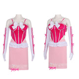Cosplay Costume Princess Peach Super Mario Jeu Cosplay Tenue Rose Femme