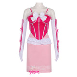 Cosplay Costume Princess Peach Super Mario Jeu Cosplay Tenue Rose Femme