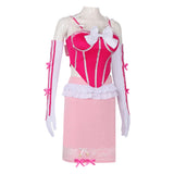 Cosplay Costume Princess Peach Super Mario Jeu Cosplay Tenue Rose Femme