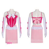 Cosplay Costume Princess Peach Super Mario Jeu Cosplay Tenue Rose Femme