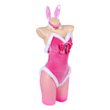 Cosplay Costume Princess Peach The Super Mario Galaxy Movie(2026) Film Cosplay Bunny Girl Tenue Rose Femme