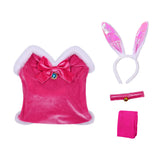 Cosplay Costume Princess Peach The Super Mario Galaxy Movie(2026) Film Cosplay Bunny Girl Tenue Rose Femme