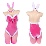 Cosplay Costume Princess Peach The Super Mario Galaxy Movie(2026) Film Cosplay Bunny Girl Tenue Rose Femme