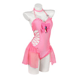 Cosplay Costume Princess Peach The Super Mario Galaxy Movie(2026) Film Cosplay Maillot de Bain Rose Femme