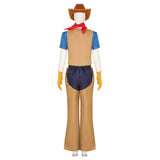 Cosplay Costume Princess Peach The Super Mario Galaxy Movie(2026) Film Cosplay Tenue Marron Femme