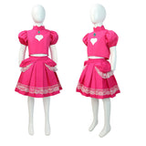 Cosplay Costume Princess Peach The Super Mario Galaxy Movie(2026) Film Cosplay Tenue Rose Enfant