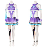 Cosplay Costume Psylocke Chouko Takahashi: The Prodigy Jeu Cosplay Tenue Violette et Blanche Femme