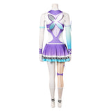 Cosplay Costume Psylocke Chouko Takahashi: The Prodigy Jeu Cosplay Tenue Violette et Blanche Femme