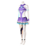 Cosplay Costume Psylocke Chouko Takahashi: The Prodigy Jeu Cosplay Tenue Violette et Blanche Femme