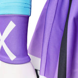 Cosplay Costume Psylocke Chouko Takahashi: The Prodigy Jeu Cosplay Tenue Violette et Blanche Femme