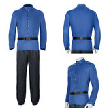 Cosplay Costume Rafał Chikyuu no Undou ni Tsuite Anime Cosplay Tenue Bleue Homme