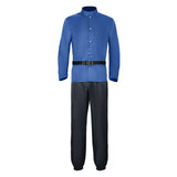 Cosplay Costume Rafał Chikyuu no Undou ni Tsuite Anime Cosplay Tenue Bleue Homme