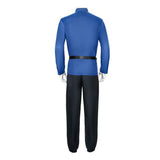 Cosplay Costume Rafał Chikyuu no Undou ni Tsuite Anime Cosplay Tenue Bleue Homme