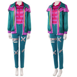 Cosplay Costume Raissa Forgotten Island(2026) Film Cosplay Tenue Verte et Rose Femme