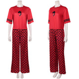 Cosplay Costume Red Descendants: Wicked Wonderland(2026) Film Cosplay Pyjama Rouge Femme