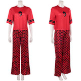 Cosplay Costume Red Descendants: Wicked Wonderland(2026) Film Cosplay Pyjama Rouge Femme